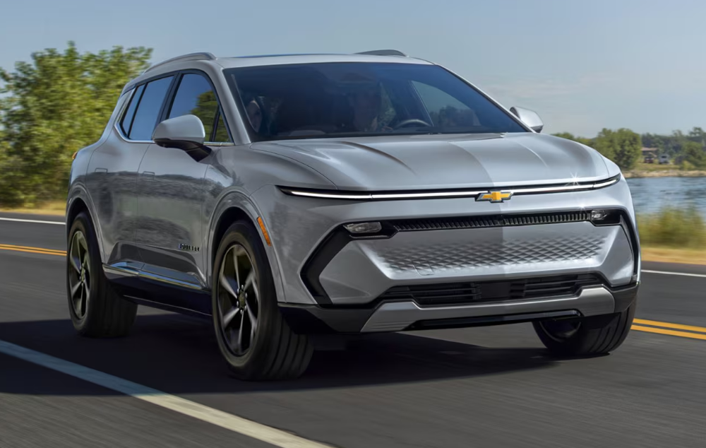 Chevy EV in silver