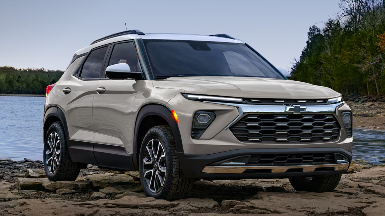 2026 Trailblazer Parked in front of Lake