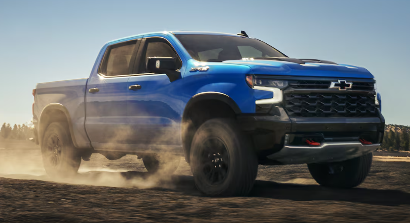 2026 Silverado in blue